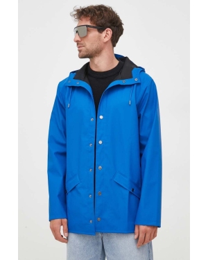 Rains kurtka przeciwdeszczowa 12010 Jackets kolor niebieski przejściowa