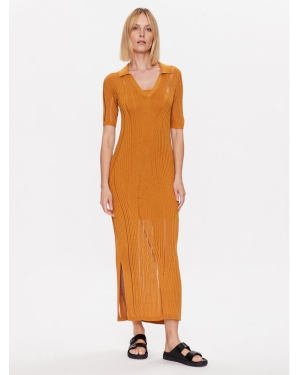 Calvin Klein Sukienka dzianinowa K20K205559 Żółty Slim Fit