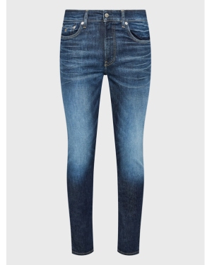Calvin Klein Jeans Jeansy J30J317659 Granatowy Slim Taper Fit