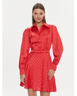 Marciano Guess Sukienka koszulowa 4RGK37 7014A Czerwony Regular Fit