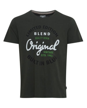 Blend T-Shirt 20715764 Zielony Regular Fit