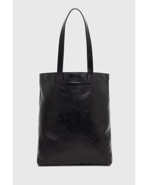 AllSaints torba skórzana Yuto kolor czarny
