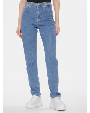 Calvin Klein Jeans Jeansy Authentic Slim Straight J20J222749 Niebieski Straight Leg
