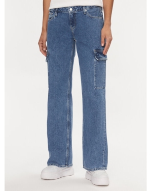 Calvin Klein Jeans Jeansy J20J223688 Niebieski Baggy Fit