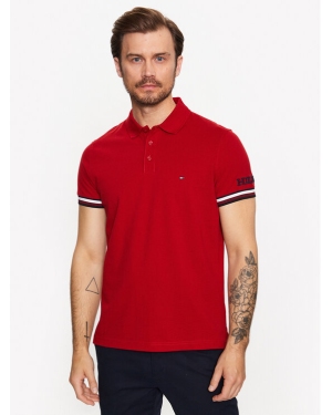 Tommy Hilfiger T-Shirt Monotype MW0MW31549 Czerwony Slim Fit