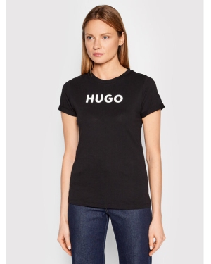 Hugo T-Shirt 50473813 Czarny Slim Fit