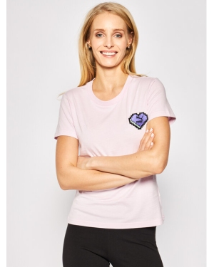 Puma T-Shirt Digital Love Tee 597068 Różowy Regular Fit