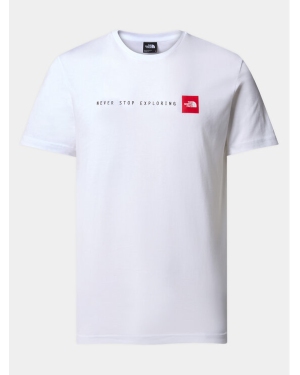 The North Face T-Shirt Never Stop NF0A87NS Biały Regular Fit