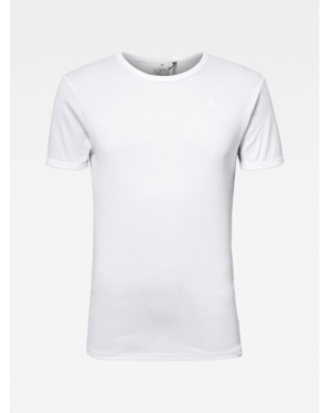 G-Star Raw Komplet 2 t-shirtów D07205-124-110 Biały Slim Fit