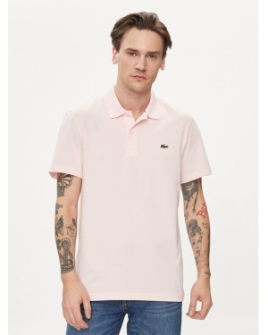 Lacoste Polo DH0783 Różowy Regular Fit