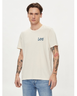 Lee T-Shirt Wobbly 112349079 Écru Regular Fit