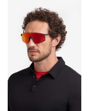 Carrera okulary przeciwsłoneczne męskie kolor czerwony