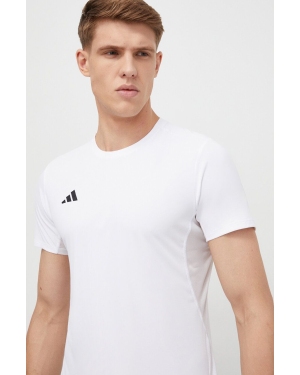 adidas Performance t-shirt do biegania Adizero kolor biały gładki IN1157