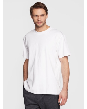 Solid T-Shirt Danton 21107307 Biały Boxy Fit