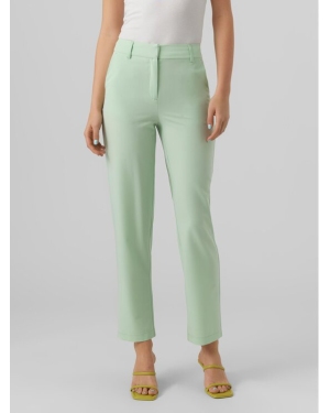 Vero Moda Spodnie materiałowe Zelda 10261257 Zielony Straight Fit