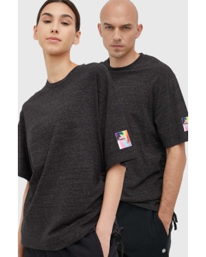 Reebok Classic t-shirt bawełniany NAO SERATI & PRIDE kolor szary z nadrukiem