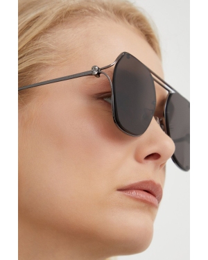 Alexander McQueen okulary przeciwsłoneczne damskie kolor szary