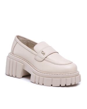 Simple Loafersy SL-43-02-000114 Beżowy