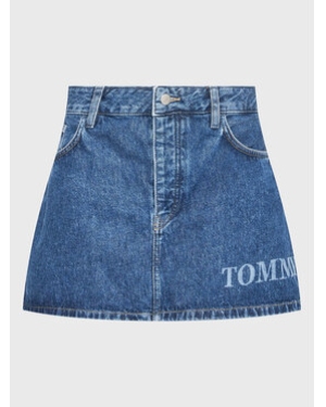 Tommy Jeans Spódnica jeansowa Micro DW0DW14834 Granatowy Regular Fit