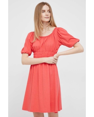 GAP sukienka kolor czerwony mini rozkloszowana