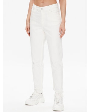 Calvin Klein Jeans Jeansy J20J220603 Biały Regular Fit