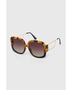 Aldo okulary przeciwsłoneczne LESNEWTH damskie kolor brązowy LESNEWTH.240
