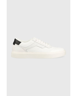 Calvin Klein sneakersy LOW TOP LACE UP KNIT kolor biały HM0HM00922