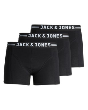 Jack&Jones Komplet 3 par bokserek Sense 12081832 Czarny