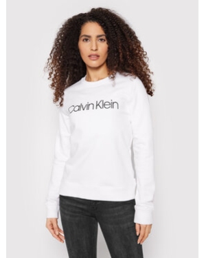 Calvin Klein Bluza Core Logo K20K202157 Biały Regular Fit