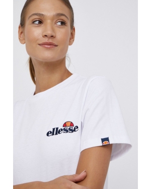 Ellesse t-shirt bawełniany kolor biały SGK13290-011
