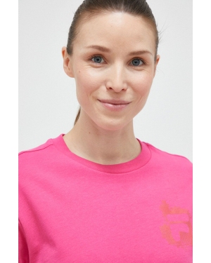 Fila t-shirt bawełniany kolor różowy