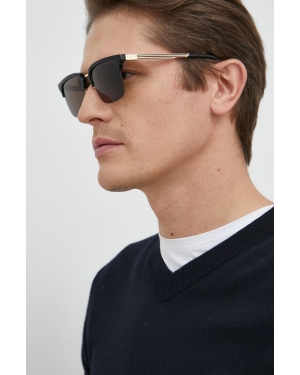 Gucci okulary przeciwsłoneczne GG1226S męskie kolor czarny