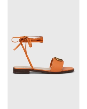 Guess sandały KYARA damskie kolor pomarańczowy FL6KYA ELE03