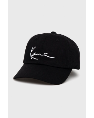 Karl Kani czapka bawełniana kolor czarny z aplikacją KKMACCQ12003-black