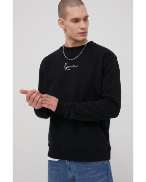 Karl Kani bluza męska kolor czarny z aplikacją KKMQ12003BLK-black