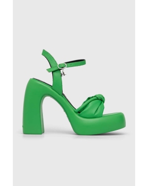 Karl Lagerfeld sandały ASTRAGON HI kolor zielony KL33715
