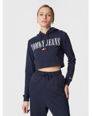 Tommy Jeans Bluza Archive DW0DW14927 Granatowy Cropped Fit