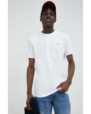 Les Deux t-shirt bawełniany kolor biały gładki