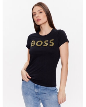 Boss T-Shirt 50484646 Czarny Slim Fit
