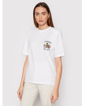 Remain T-Shirt Emery Print RM871 Biały Boxy Fit
