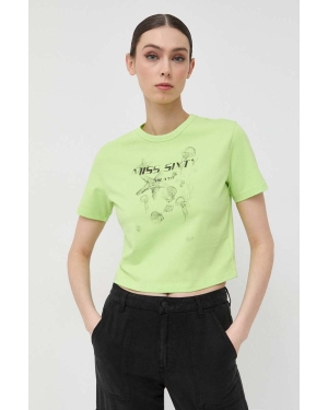 Miss Sixty t-shirt damski kolor zielony