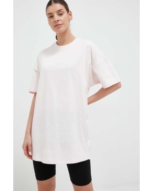 New Balance t-shirt bawełniany kolor różowy WT23556WAN-WAN