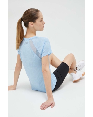 New Balance t-shirt do biegania Impact Run kolor niebieski