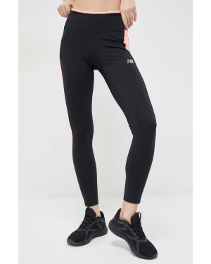 New Balance legginsy do biegania Accelerate kolor czarny wzorzyste