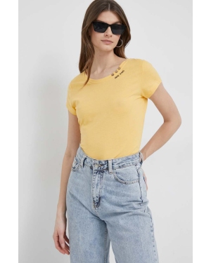 Pepe Jeans t-shirt Ragy damski kolor żółty