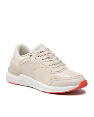 Calvin Klein Sneakersy Flexi Runner Lace Up HW0HW01215 Beżowy