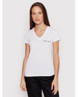 Armani Exchange T-Shirt 8NYT81 YJG3Z 1000 Biały Regular Fit