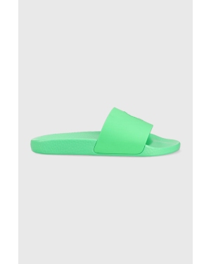 Polo Ralph Lauren klapki Polo Slide męskie kolor zielony 809892945001