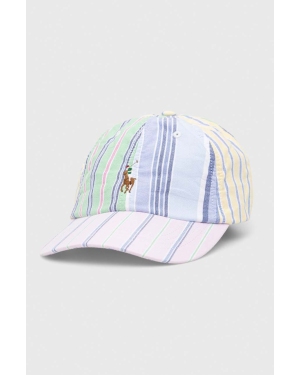 Polo Ralph Lauren czapka z daszkiem bawełniana wzorzysta