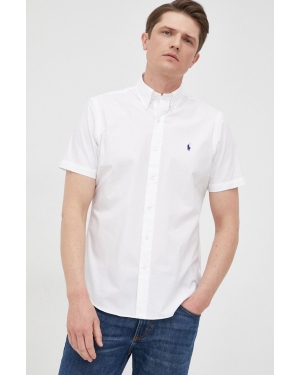 Polo Ralph Lauren koszula 710867700002 męska kolor biały regular z kołnierzykiem button-down